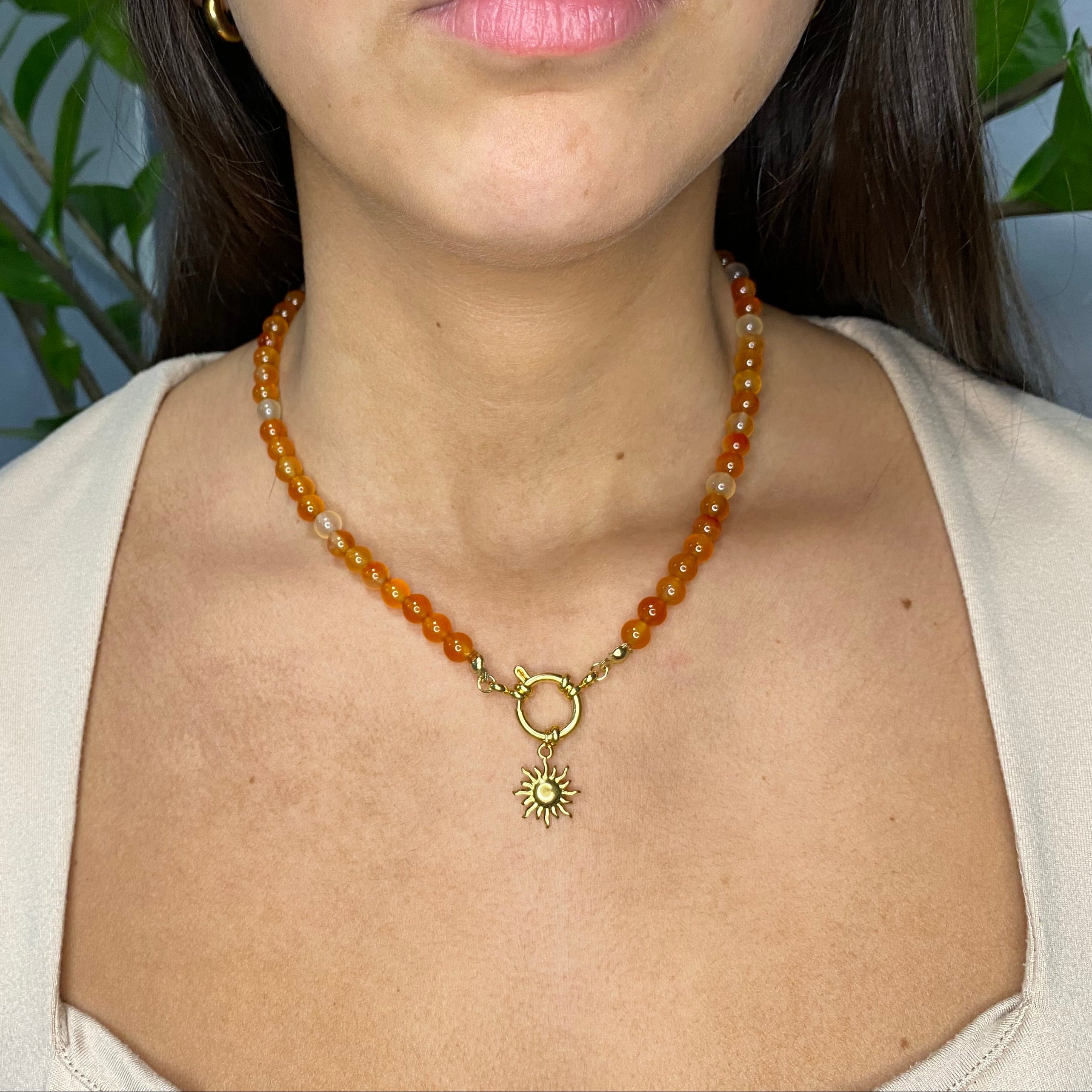 Collana in Corniola