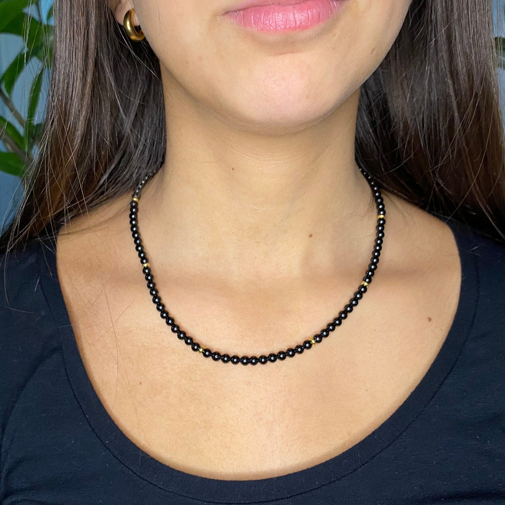 Collana in Tormalina Nera