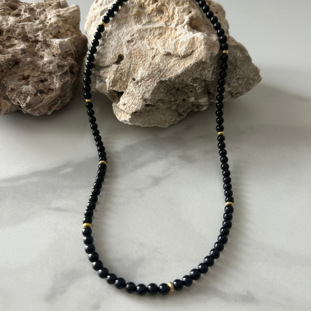 Collana in Tormalina Nera