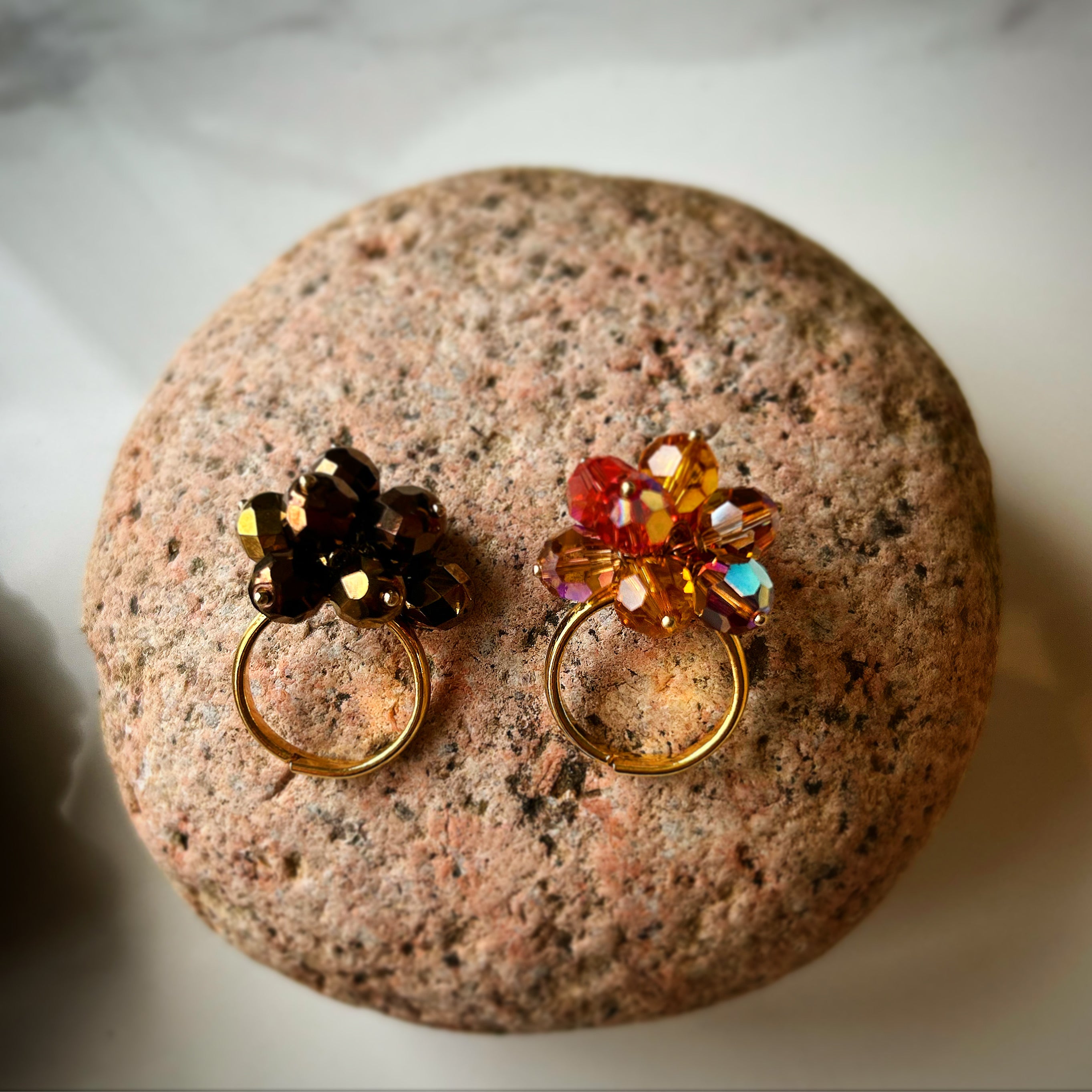 Anello regolabile in cristalli Swarovski